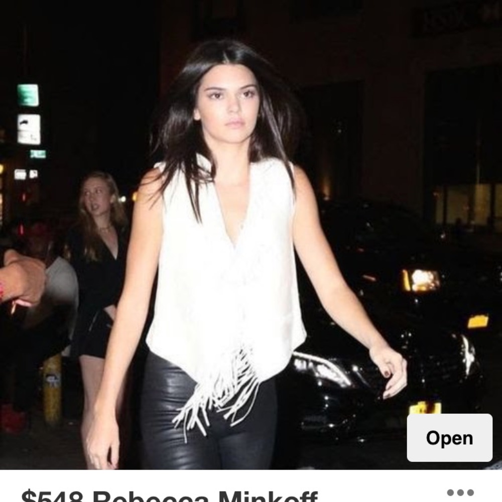Rebecca Minkoff lamb skin vest